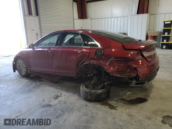 2014 Lincoln MKZ with VIN 3LN6L2J99ER819294, listed as a Copart auction lot 41918765 with 167,620 mi miles and Salvage Title. Bid and sale history available at DreamBid. Image 2.