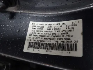 2014 Honda Accord Sedan EX-L with VIN 1HGCR3F88EA013969, listed as a IAAI auction lot 41175252 with 163,584 mi miles. Bid and sale history available at carsss.com. Image 9.
