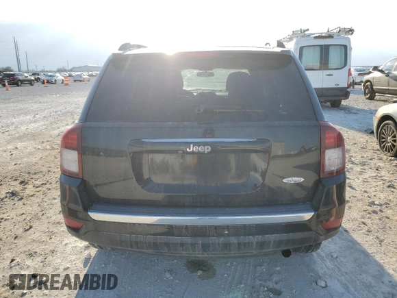 2014 Jeep Compass High Altitude with VIN 1C4NJCEA9ED889158, listed as a Copart auction lot 45805095 with 104,981 mi miles and Salvage Title. Bid and sale history available at carsss.com. Image 6.