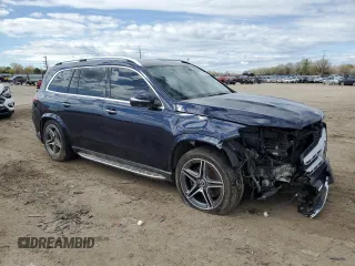 2022 Mercedes-Benz GLS 450 with VIN 4JGFF5KE2NA805414, listed as a Copart auction lot 50157484 with 18,903 mi miles and Salvage Title. Bid and sale history available at DreamBid. Image 4.