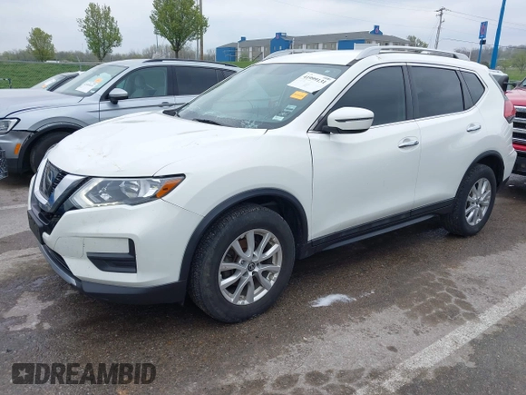 2017 Nissan Rogue SL with VIN 5N1AT2MV7HC854485, listed as a IAAI auction lot 41999131 with 155,181 mi miles. Bid and sale history available at carsss.com. Image 18.