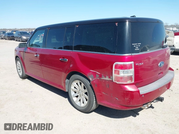 2009 Ford Flex SEL with VIN 2FMDK52C89BA77688, listed as a IAAI auction lot 41763979 with 196,989 mi miles. Bid and sale history available at carsss.com. Image 3.