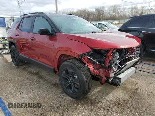 2025 Chevrolet Equinox FWD LT with VIN 3GNAXHEG4SL104735, listed as a Copart auction lot 50981305 with 3,361 mi miles and Salvage Title. Bid and sale history available at DreamBid. Image 4.