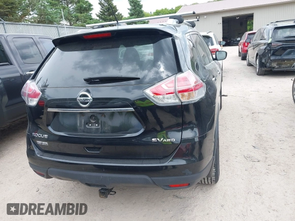 2016 Nissan Rogue SV z VIN KNMAT2MV9GP696128, wystawiony jako IAAI lot #42343710 z przebiegiem 136 984 mil mil oraz . Historia ofert i sprzedaży dostępna na DreamBid. Obrazek 16.