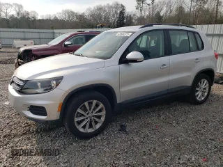 2017 Volkswagen Tiguan S with VIN WVGAV7AX3HK044001, listed as a Copart auction lot 48546375 with 49,971 mi miles and Salvage Title. Bid and sale history available at DreamBid. Image 1.