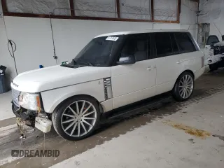 2008 Land Rover Range Rover HSE with VIN SALME15448A291802, listed as a Copart auction lot 57787525 with 190,683 mi miles and Salvage title. Bid and sale history available at DreamBid. Image 1.