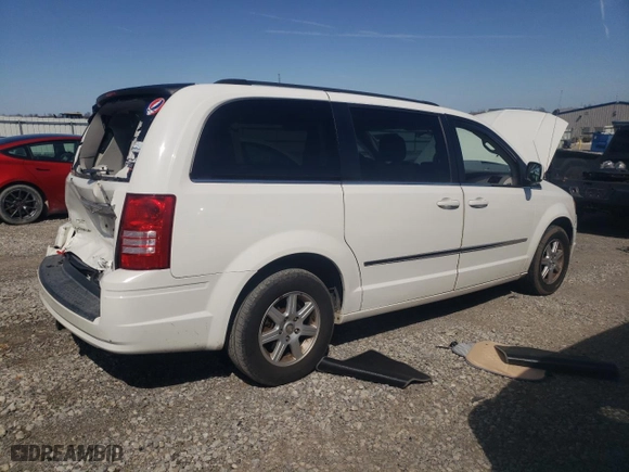 2010 Chrysler Town & Country Touring with VIN 2A4RR5D15AR500816, listed as a Copart auction lot 49234425 with 239,556 mi miles and Salvage Title. Bid and sale history available at carsss.com. Image 3.