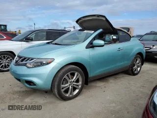 2011 Nissan Murano CrossCabriolet with VIN JN8AZ1FY0BW001537, listed as a Copart auction lot 41988455 with 0 mi miles and Non Repairable. Bid and sale history available at carsss.com. Image 1.