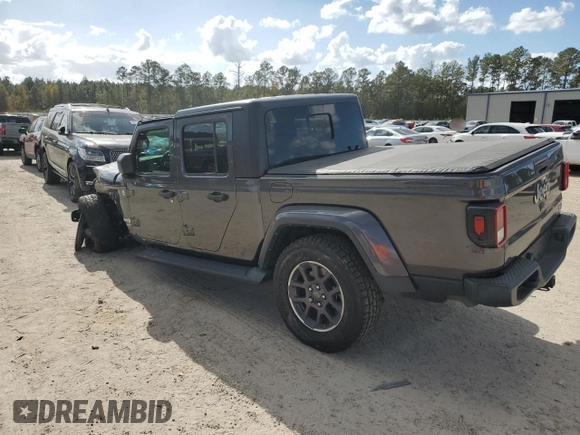 2021 Jeep Gladiator Overland с VIN 1C6HJTFG0ML574762, выставлен на аукционе Copart как лот 78867084 с пробегом 32 283 миль миль и Списание • Salvage title. История ставок и продаж доступна на DreamBid. Изображение 2.