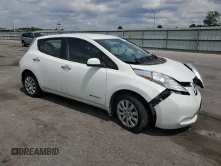 2014 Nissan LEAF SV with VIN 1N4AZ0CP9EC333618, listed as a Copart auction lot 54352175 with 72,973 mi miles and Salvage title. Bid and sale history available at DreamBid. Image 4.