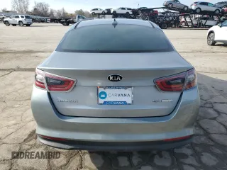 2016 Kia Optima Hybrid EX with VIN KNAGN4AD2G5098872, listed as a Copart auction lot 43930105 with 0 mi miles and Salvage Title. Bid and sale history available at carsss.com. Image 6.