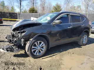 2016 Nissan Rogue SV with VIN KNMAT2MV3GP640461, listed as a Copart auction lot 49015065 with 137,372 mi miles and Salvage Title. Bid and sale history available at carsss.com. Image 1.