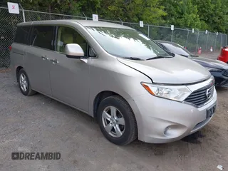 2013 Nissan Quest SV with VIN JN8AE2KPXD9063818, listed as a IAAI auction lot 42496857 with 110,143 mi miles and . Bid and sale history available at DreamBid. Image 1.