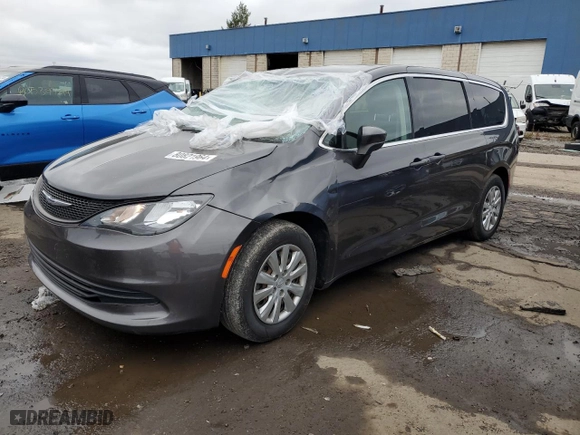 2020 Chrysler Voyager L with VIN 2C4RC1AG4LR132608, listed as a Copart auction lot 80821964 with 63,305 mi miles and Salvage Title. Bid and sale history available at carsss.com. Image 1.