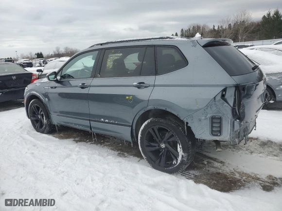2023 Volkswagen Tiguan SE R-Line Black with VIN 3VV8B7AX8PM096485, listed as a Copart auction lot 42932255 with 24,444 mi miles and Salvage Title. Bid and sale history available at carsss.com. Image 2.