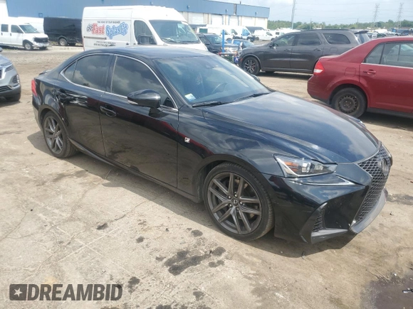 2017 Lexus IS 350 with VIN JTHCE1D22H5013734, listed as a Copart auction lot 62347885 with 93,997 mi miles and Clean title. Bid and sale history available at DreamBid. Image 4.