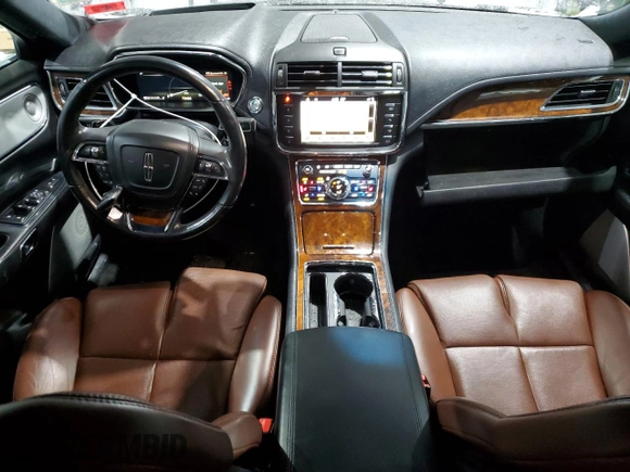 2019 Lincoln Continental Reserve with VIN 1LN6L9NC7K5601870, listed as a Copart auction lot 89140335 with 182,089 mi miles and Salvage Title. Bid and sale history available at DreamBid. Image 8.