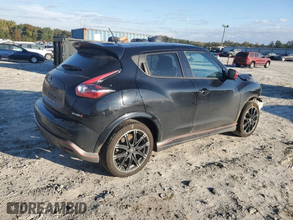 2015 Nissan Juke SV with VIN JN8AF5MV9FT564893, listed as a Copart auction lot 72937033 with 173,717 mi miles and Salvage Title. Bid and sale history available at DreamBid. Image 3.