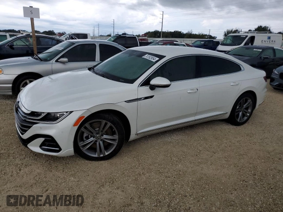 2023 Volkswagen Arteon SEL R-Line z VIN WVWSR7ANXPE013112, wystawiony jako Copart lot #74192954 z przebiegiem Nie podano mil oraz Szkoda całkowita • Salvage title. Historia ofert i sprzedaży dostępna na DreamBid. Obrazek 1.
