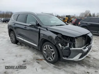 2022 Hyundai Santa Fe Limited with VIN 5NMS4DAL8NH456185, listed as a Copart auction lot 48406205 with 39,580 mi miles and Salvage Title. Bid and sale history available at carsss.com. Image 4.