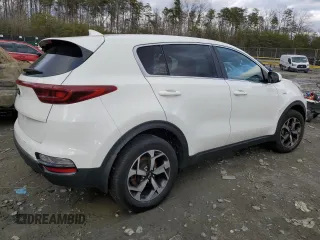 2020 Kia Sportage LX with VIN KNDPMCAC1L7811850, listed as a Copart auction lot 48014715 with 88,267 mi miles and Salvage Title. Bid and sale history available at carsss.com. Image 3.