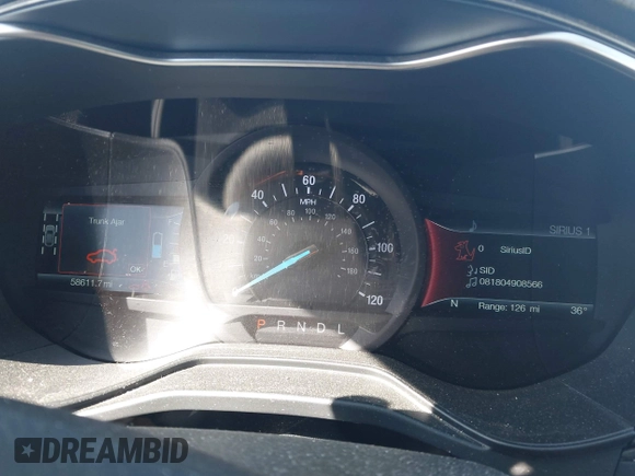 2019 Ford Fusion SE with VIN 3FA6P0LU8KR131951, listed as a IAAI auction lot 41908428 with 58,611 mi miles and . Bid and sale history available at DreamBid. Image 7.