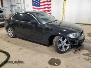 2013 BMW 1 Series 128i with VIN WBAUP9C56DVS95037, listed as a Copart auction lot 46103005 with 135,625 mi miles and Salvage title. Bid and sale history available at DreamBid. Image 4.