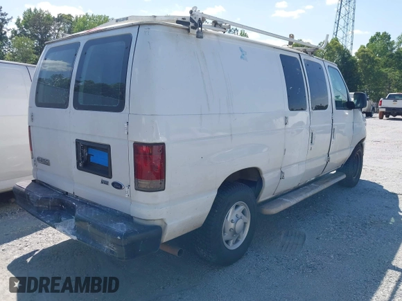 2009 Ford Econoline Cargo with VIN 1FTNE24W99DA45347, listed as a IAAI auction lot 42068121 with 301,292 mi miles. Bid and sale history available at carsss.com. Image 4.