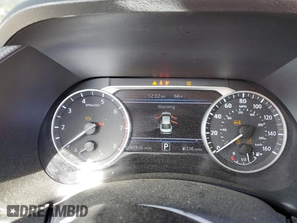 2023 Nissan Sentra SV with VIN 3N1AB8CV8PY245488, listed as a Copart auction lot 50206275 with 47,935 mi miles and Salvage Title. Bid and sale history available at carsss.com. Image 9.