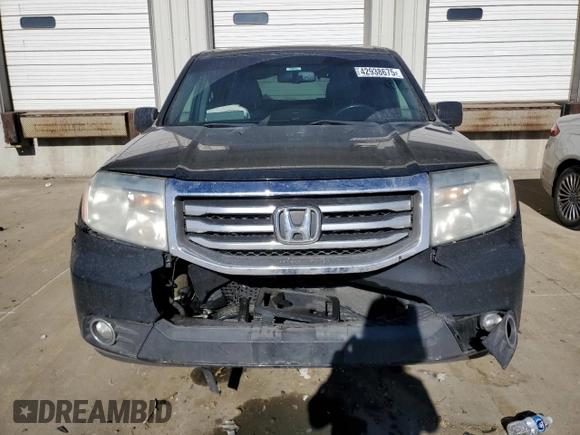 2013 Honda Pilot EX-L with VIN 5FNYF4H52DB054769, listed as a Copart auction lot 42938675 with 207,504 mi miles and Salvage Title. Bid and sale history available at DreamBid. Image 5.