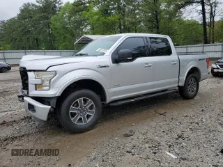 2015 Ford F-150 XL with VIN 1FTEW1CP6FFB54902, listed as a Copart auction lot 52017675 with 158,956 mi miles and Salvage Title. Bid and sale history available at carsss.com. Image 1.