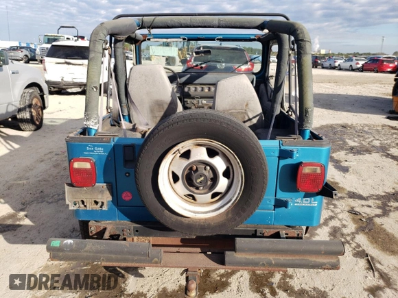 1993 Jeep Wrangler with VIN 1J4FY29S8PP263559, listed as a Copart auction lot 88037125 with 246,686 mi miles and Clean Title. Bid and sale history available at carsss.com. Image 6.