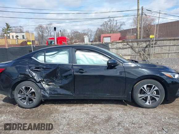 2021 Nissan Sentra SV with VIN 3N1AB8CV0MY289772, listed as a IAAI auction lot 41876197 with 18,124 mi miles and . Bid and sale history available at DreamBid. Image 13.