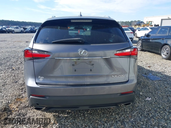 2016 Lexus NX 200t with VIN JTJYARBZ9G2036927, listed as a IAAI auction lot 41609837 with 215,448 mi miles. Bid and sale history available at carsss.com. Image 16.