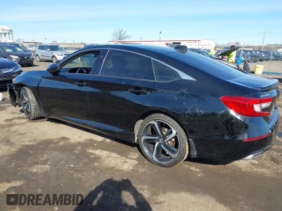 2022 Honda Accord Sedan Sport SE with VIN 1HGCV1F47NA115762, listed as a IAAI auction lot 41513845 with 10,520 mi miles. Bid and sale history available at carsss.com. Image 3.