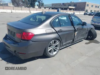 2013 BMW 3 Series 328i with VIN WBA3C1C58DF443711, listed as a IAAI auction lot 41828396 with 81,132 mi miles. Bid and sale history available at carsss.com. Image 4.