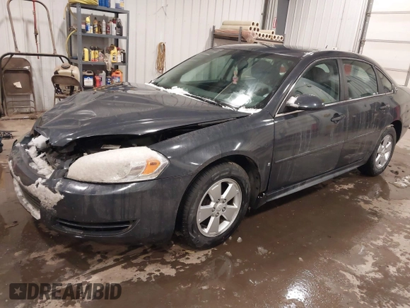 2009 Chevrolet Impala LT with VIN 2G1WT57K591101311, listed as a IAAI auction lot 41747924 with 122,532 mi miles and . Bid and sale history available at DreamBid. Image 2.