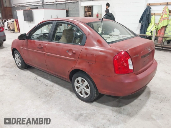 2009 Hyundai Accent Auto GLS with VIN KMHCN46C89U306436, listed as a IAAI auction lot 42010992 with 70,998 mi miles. Bid and sale history available at carsss.com. Image 3.