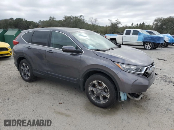 2019 Honda CR-V EX-L with VIN 7FARW2H86KE022069, listed as a Copart auction lot 45045425 with 62,988 mi miles and Salvage Title. Bid and sale history available at DreamBid. Image 4.