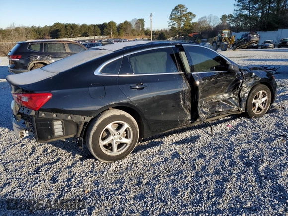 2018 Chevrolet Malibu LS with VIN 1G1ZB5ST6JF289740, listed as a Copart auction lot 88151035 with 105,247 mi miles and Salvage Title. Bid and sale history available at DreamBid. Image 3.