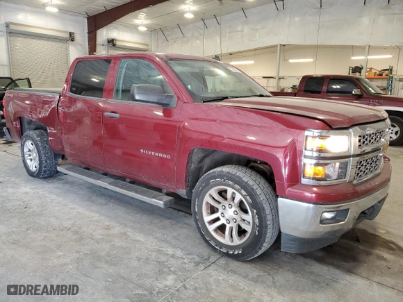 2014 Chevrolet Silverado 1500 LT with VIN 3GCUKREH3EG369887, listed as a Copart auction lot 74842224 with 128,414 mi miles and Non Repairable. Bid and sale history available at carsss.com. Image 4.