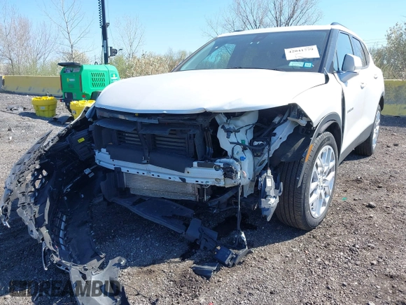2023 Chevrolet Blazer LT with VIN 3GNKBJRS4PS155285, listed as a IAAI auction lot 42041779 with 31,043 mi miles and . Bid and sale history available at DreamBid. Image 6.