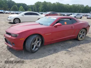 2014 Chevrolet Camaro LT with VIN 2G1FB1E35E9256749, listed as a Copart auction lot 57168715 with 95,521 mi miles and Clean title. Bid and sale history available at DreamBid. Image 1.