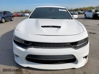 2022 Dodge Charger Scat Pack with VIN 2C3CDXGJ6NH257129, listed as a Copart auction lot 49220135 with 36,043 mi miles and Salvage Title. Bid and sale history available at carsss.com. Image 5.