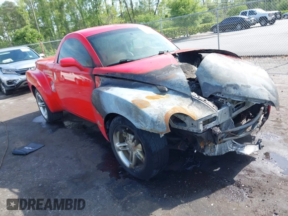 2003 Chevrolet SSR LS with VIN 1GCES14P33B100714, listed as a IAAI auction lot 42093621 with Not Provided miles and . Bid and sale history available at DreamBid. Image 1.