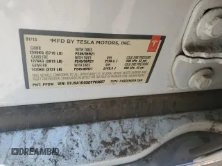2013 Tesla Model S с VIN 5YJSA1DG5DFP03667, выставлен на аукционе Copart как лот 57685985 с пробегом 87 146 миль миль и Чистый • Clean title. История ставок и продаж доступна на DreamBid. Изображение 12.