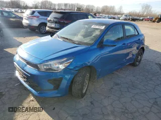2022 Kia Rio S with VIN 3KPA25AD5NE493301, listed as a Copart auction lot 84519064 with 43,909 mi miles and Salvage Title. Bid and sale history available at DreamBid. Image 1.