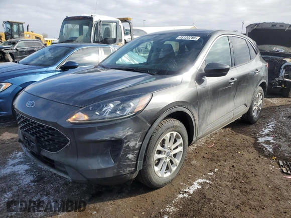 2020 Ford Escape SE with VIN 1FMCU9G63LUA61741, listed as a Copart auction lot 46120785 with 56,696 mi miles and Salvage Title. Bid and sale history available at DreamBid. Image 1.