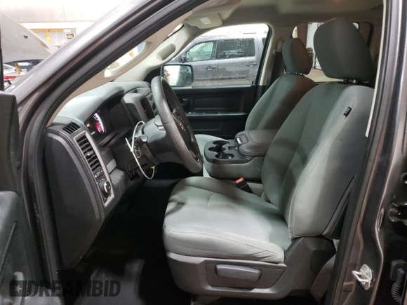 2018 Ram 1500 Express with VIN 1C6RR7FG6JS282197, listed as a Copart auction lot 82840704 with 150,019 mi miles and Salvage title. Bid and sale history available at DreamBid. Image 7.