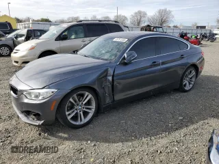 2017 BMW 4 Series 430i xDrive z VIN WBA4F9C54HG440590, wystawiony jako Copart lot #45761255 z przebiegiem 105 551 mil mil oraz Szkoda całkowita • Salvage title. Historia ofert i sprzedaży dostępna na DreamBid. Obrazek 1.